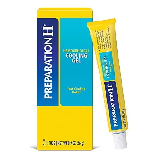Preparation H Hemorrhoid Cooling Gel with Aloe for Fast Discomfort Relief - 0.9 Oz Tube