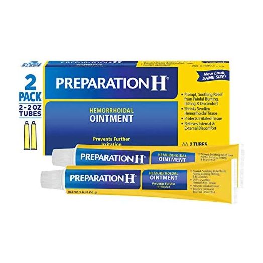 Preparation H Hemorrhoidal Ointment 2 Ounce Tube (Pack of 2)