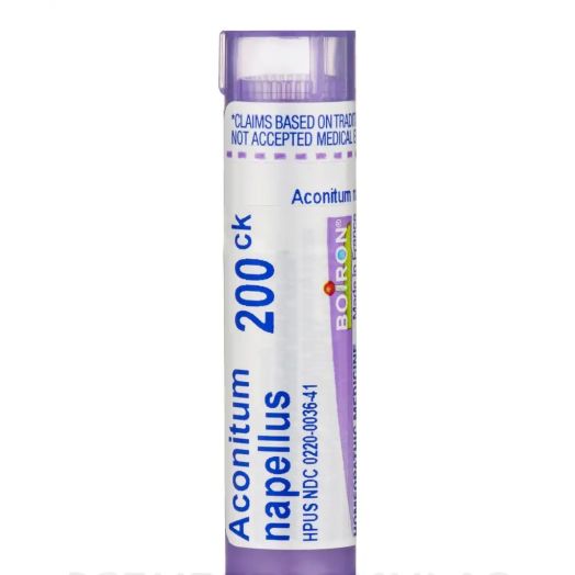 Boiron Aconitum Napellus 200Ck Homeopathic Medicine for Fever, 80 Pellets