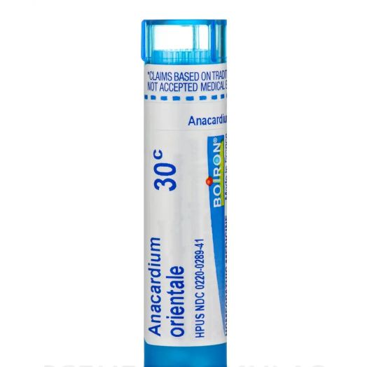 Boiron Anacardium Orientale 30c, Blue, 80 Count