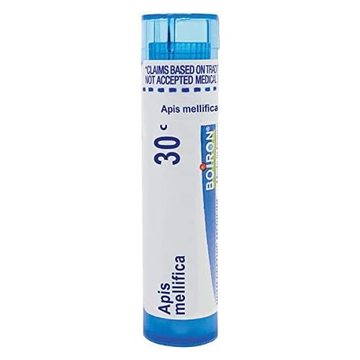Boiron Apis Mellifica 30C, 80 Pellets, Homeopathic Medicine for Insect Bites