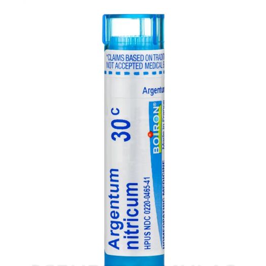 Boiron Argentum Nitricum 30C, 80 Pellets, Homeopathic Medicine for Apprehension and Stage Fright