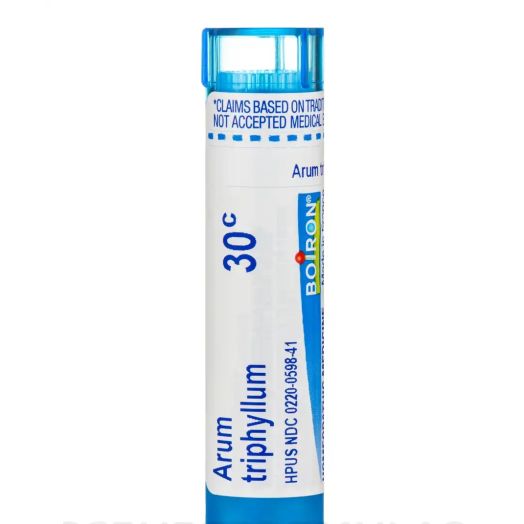 Boiron Arum Triphyllum 30C, 80 Pellets, Homeopathic Medicine for Hoarseness