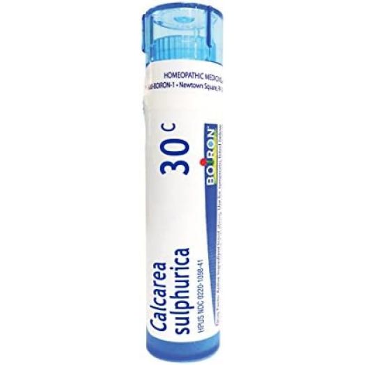 Boiron Calcarea Sulphurica 30C, 80 Pellets, Homeopathic Medicine for Acne
