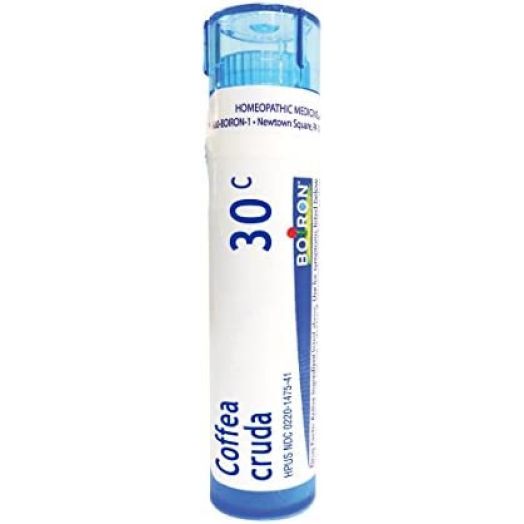 Boiron Coffea Cruda 30C, 80 Pellets, Homeopathic Medicine for Sleeplessness (Packaging May Vary)