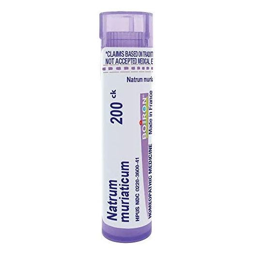 Boiron Natrum Muriaticum 200Ck Homeopathic Medicine for Runny Nose - 80 Pellets