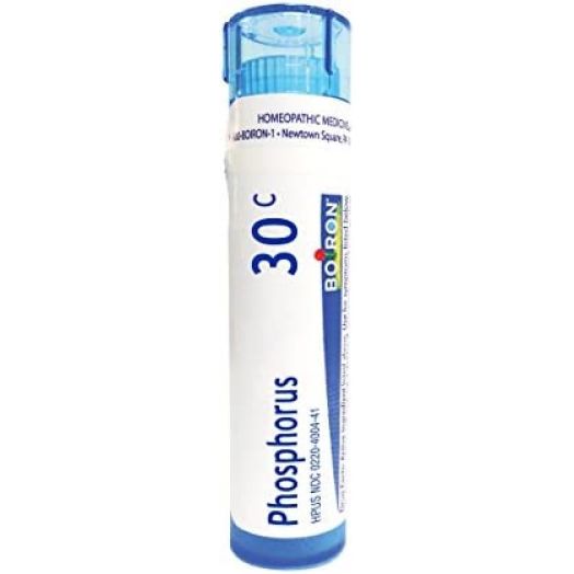 Boiron Phosphorus 30C, 80 Pellets, Homeopathic Medicine for Dizziness