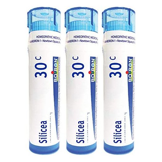 Boiron Silicea 30c Homeopathic Medicine for Fatigue and Irritability Due to Overwork, (240 Pellets) (Pack of 3)