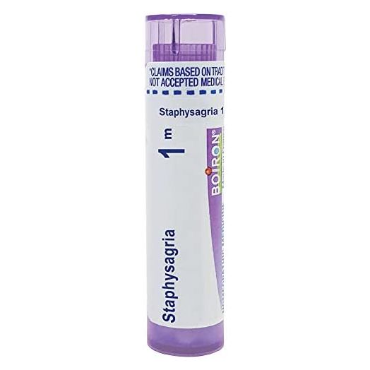 Boiron Staphysagria 1M for Itching of Surgical Wounds, 80 Pellets