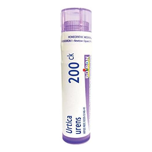 Boiron Urtica Urens 200CK, 80 Pellets, Homeopathic Medicine for Skin Rash, 80 Count (Pack of 1)