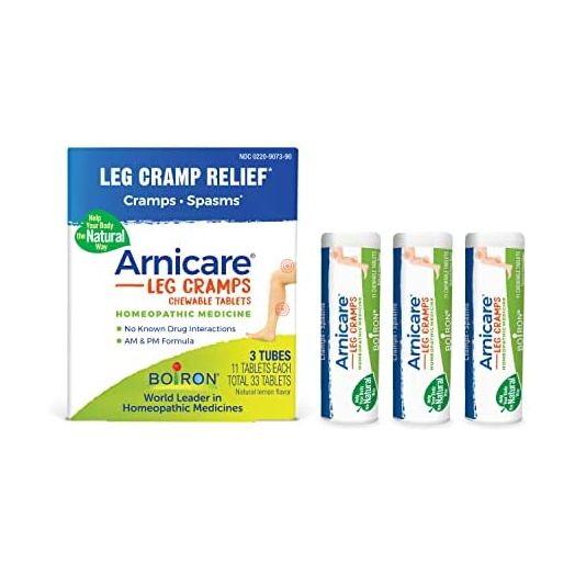 Boiron Arnicare Leg Cramps for Day and Night Relief from Cramping and Stiffness in Feet or Calves - 3 Count (33 Tablets)