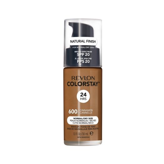 Revlon ColorStay Makeup for Normal/Dry Skin, 600 Cinnamon, 1 fl oz