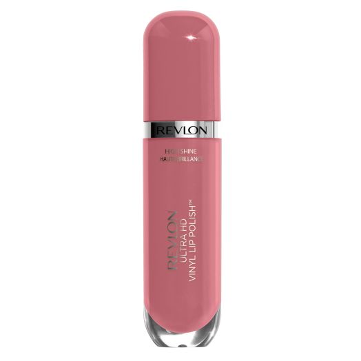 Revlon Ultra HD Vinyl Lip Polish, Liquid Lipstick with Aloe Leaf Extract and Vitamin E , 925 Birthday Suit, 0.16 oz