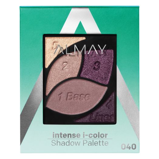 Almay Intense I-Color Enhancing Eyeshadow Palette, Longlasting Primer Enriched Eye Makeup with Antioxidant Vitamin E, Hypoallergenic and Cruelty Free - 040 Green Eyes