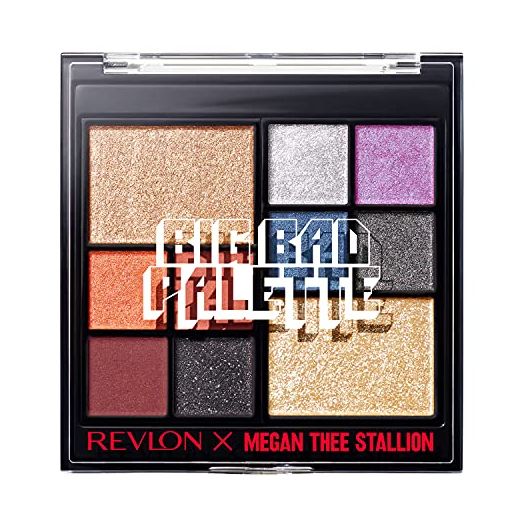 Eyeshadow Palette by Revlon, Megan Thee Stallion Eye Makeup, Creamy Pigmented in Blendable Matte & Pearl Finishes, 001 Big Bad Palette, 0.37 Oz