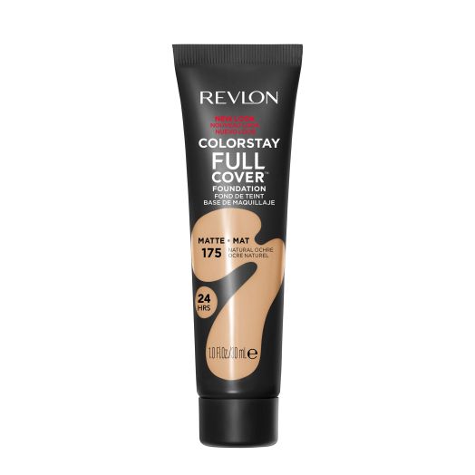 Revlon ColorStay Full Cover Foundation, 175 Natural Ochre, 1.0 fl oz