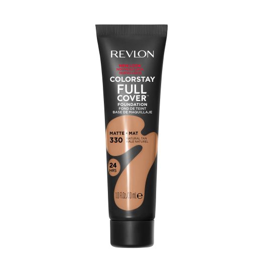 Revlon ColorStay Full Cover Foundation, 330 Natural Tan, 1.0 fl oz