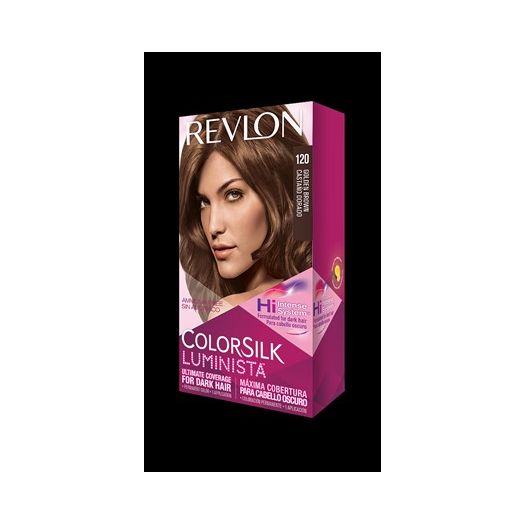 Revlon ColorSilk Luminista, Permanent Hair Color, 120 Golden Brown