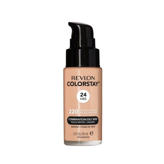 Revlon ColorStay Makeup for Combination/Oily Skin, 220 Natural Beige, 1 fl oz