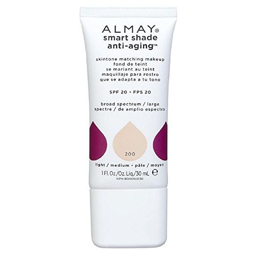 Almay Smart Shade Anti-Aging Skintone Makeup 200 Light/Medium 1 Ounce