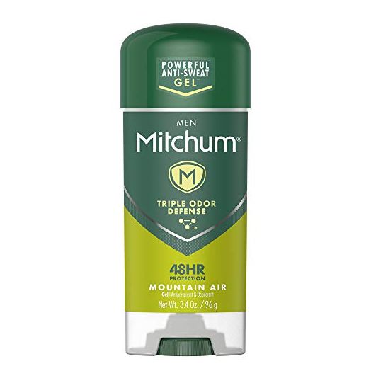 Mitchum Anti-Perspirant & Deodorant Clear Gel, Mountain Air, 3.4 Oz (6 Pack)
