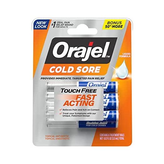 Orajel Cold Sore Treatment – Instant Relief for Cold Sore Pain- from #1 Oral Pain Relief Brand