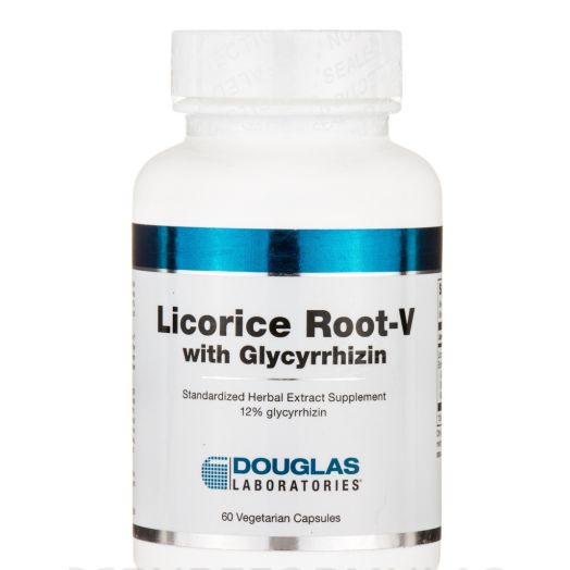 Douglas Laboratories Licorice Root-V with Glycyrrhizin - 60 Vegetarian Capsules