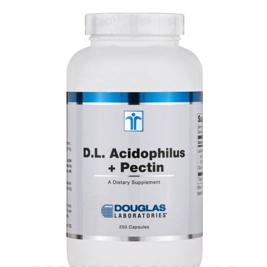 Douglas Laboratories D.L. Acidophilus + Pectin - 250 Capsules