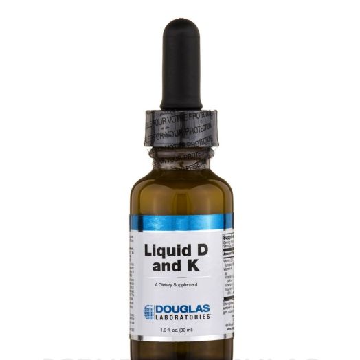 Douglas Laboratories Liquid D and K - 1.0 fl. oz (30 ml)