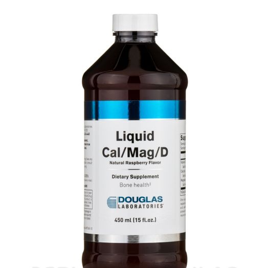 Douglas Laboratories Liquid Cal/Mag/D, Natural Raspberry Flavor - 15 fl. oz (450 ml)