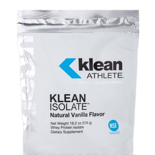 Klean Athlete Klean Isolate, Natural Vanilla Flavor - 18.2 oz (516 Grams)