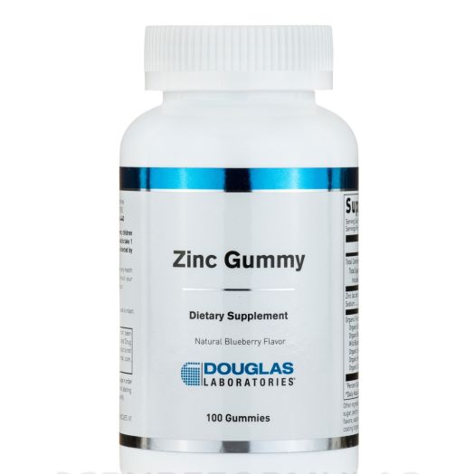 Douglas Laboratories Zinc Gummy, Natural Blueberry Flavor - 100 Gummies