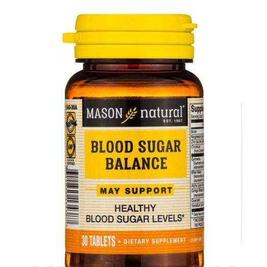 Mason Natural Blood Sugar Balance - 30 Tablets