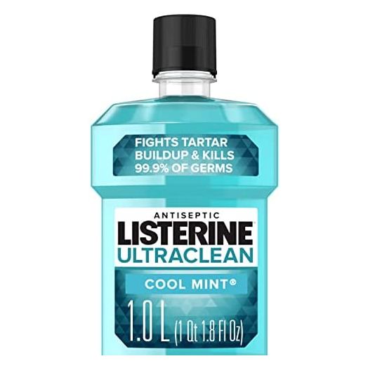 Listerine Ultraclean Oral Care Antiseptic Mouthwash, Everfresh Technology