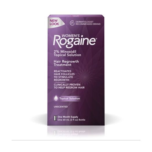 Women's Rogaine 2% Minoxidil Topical Solution, 1-Month Supply