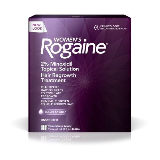 Women's Rogaine 2% Minoxidil Topical Solution, 3-Month Supply