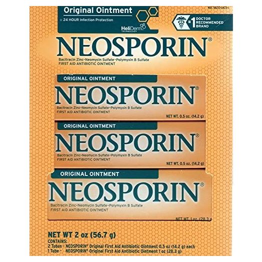 Neosporin Original First Aid Antibiotic Ointment Combo Pack, 2oz