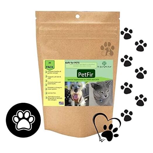 Petfir Pack Kefir for Dogs and Cats Supplement Pets probiotic dog advanced probiotic formula for dog (50 gr)