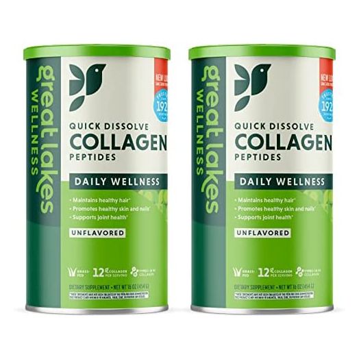 Great Lakes Gelatin, Collagen Hydrolysate, Kosher, 16 oz. (2 Pack)