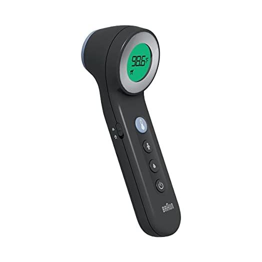 Braun No Touch 3-in-1 Thermometer -  Touchless Thermometer for Adults, Babies, Toddlers and Kids – Fast, Reliable, and Accurate Results