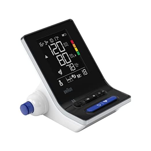 Braun ExactFit 3 Upper Arm Blood Pressure Monitor with Clinically Proven Accuracy - Quick & Easy At-Home Blood Pressure Machine with 2 Cuff Sizes Included