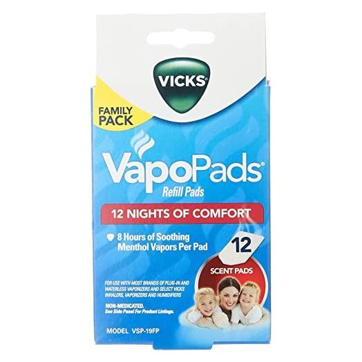 Vicks Vapo Pad Family Pack, 12 Count