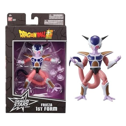 BANDAI Dragon Stars Figures Frieza 1st Form | Dragon Ball Frieza 1st Form Action Figure | 17cm Articulated Dragon Ball Figure Dragon Stars Anime Figures | Anime Gifts and Anime Merch