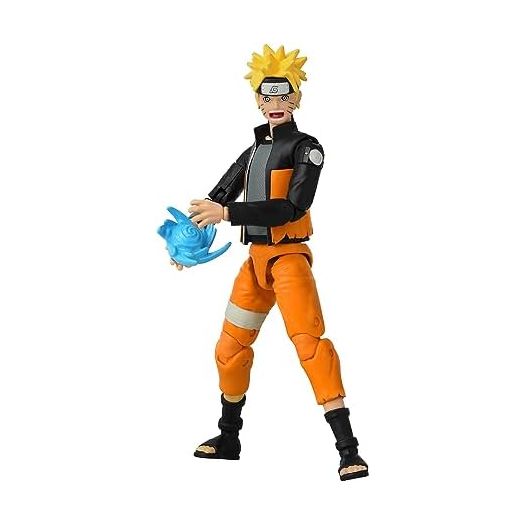 BANDAI Anime Heroes Naruto Action Figure Naruto Uzumaki Final Battle | 17cm Naruto Figure with Extra Hands and Accessories | Naruto Shippuden Anime Figure Action Figures for Boys and Girls