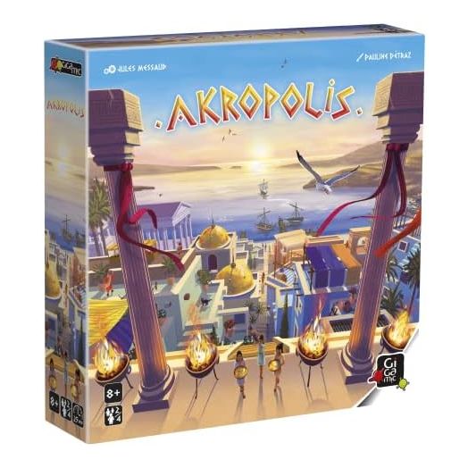 Akropolis | Strategy Game for Teens and Adults | Ages 8+ | 2 to 4 Players | 30 Minutes