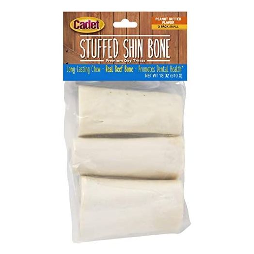 Cadet Stuffed Shin Bones for Dogs l Savory Flavor Filled Shin Bones for Dogs