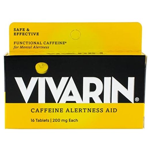 Vivarin® Brand Alertness Aid, 16 Tablets per Box (Pack of 6 Boxes)
