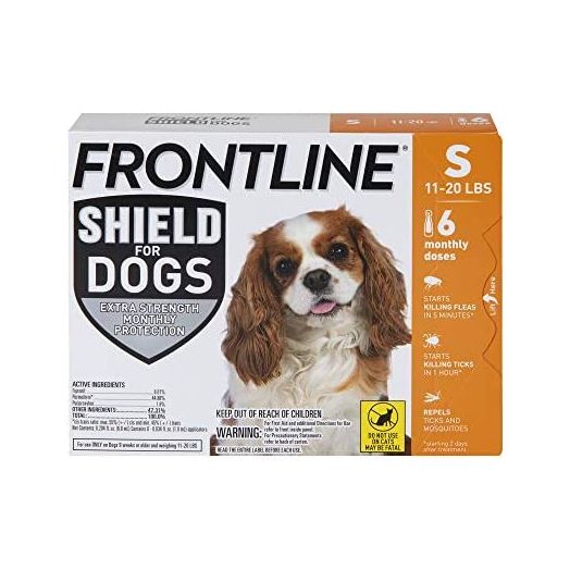 FRONTLINE Shield for Dogs Flea & Tick Treatment, 11-20 lbs