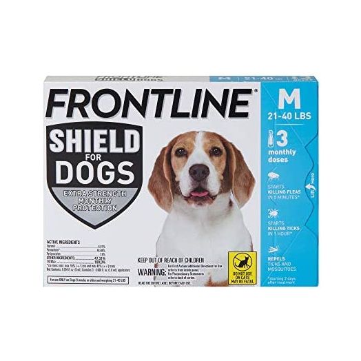 FRONTLINE® Shield for Dogs Flea & Tick Treatment, 21-40 lbs, 3ct