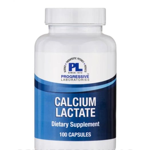 Progressive Labs Calcium Lactate 115 mg - 100 Capsules